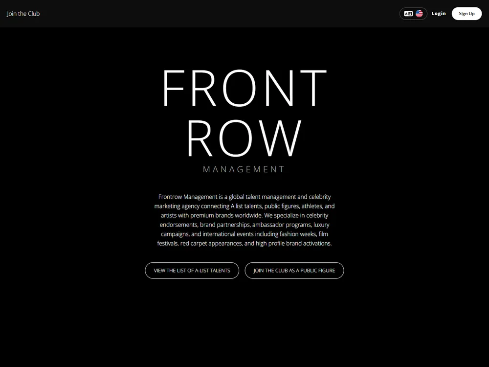 Front Row — Web applications